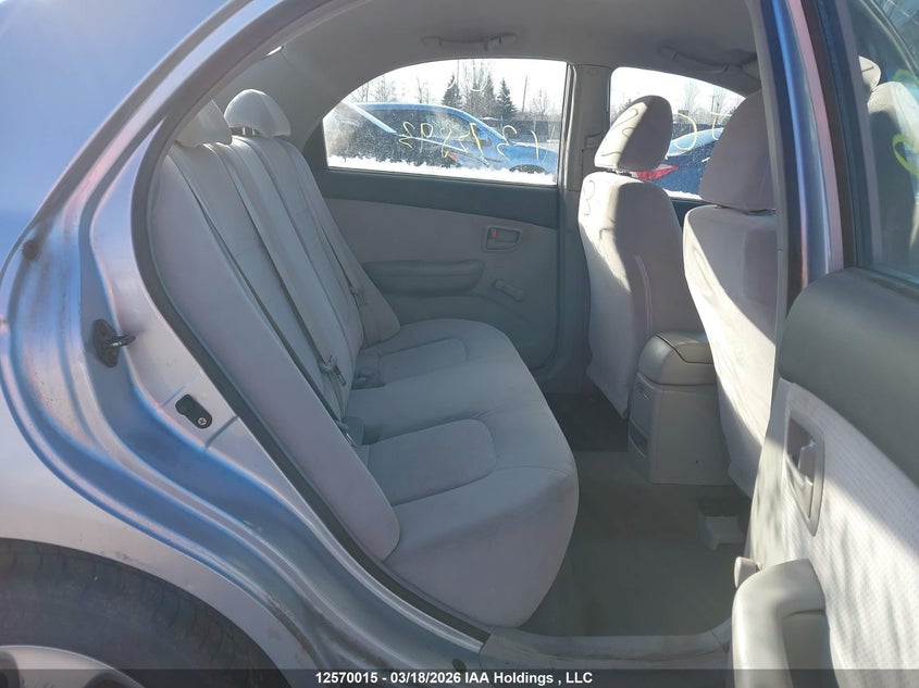 2007 Kia Spectra VIN: KNAFE121675375893 Lot: 12570015