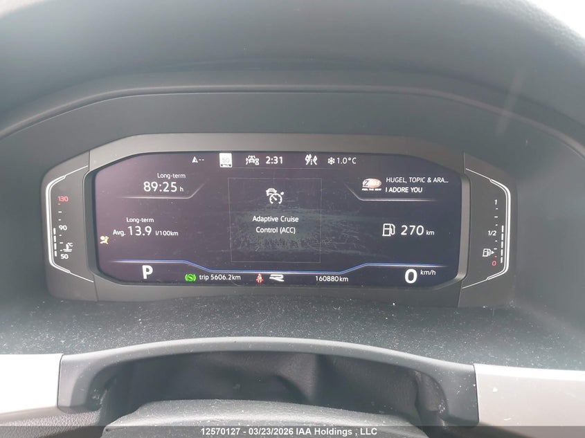 2022 Volkswagen Atlas 3.6 Fsi Execline VIN: 1V2FR2CAXNC537849 Lot: 12570127