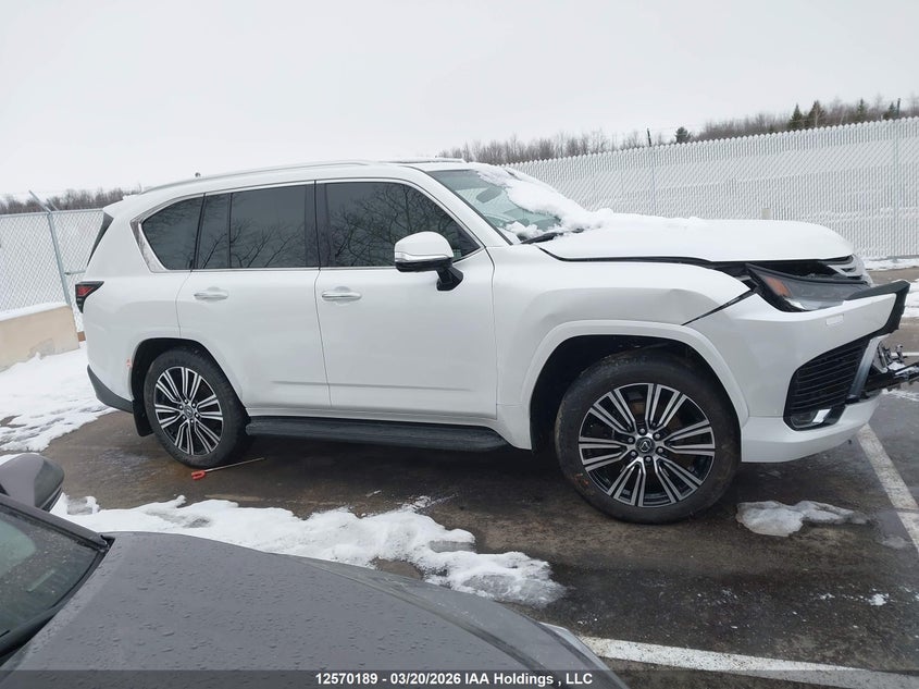 2026 Lexus Lx 600 3.4 white Lot 111012570189 Vin JTJGB7CX5T4091853