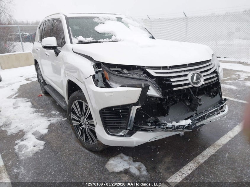2026 Lexus Lx 600 3.4 white Lot 111012570189 Vin JTJGB7CX5T4091853