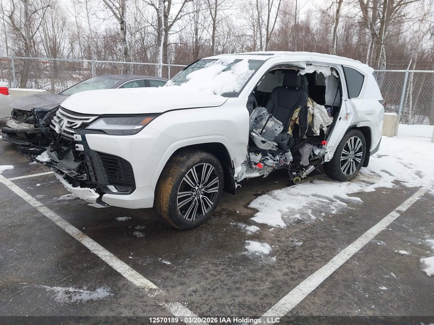 2026 Lexus Lx 600 3.4 white Lot 111012570189 Vin JTJGB7CX5T4091853