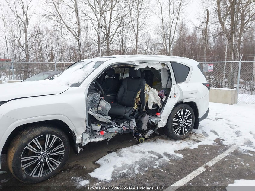 2026 Lexus Lx 600 3.4 white Lot 111012570189 Vin JTJGB7CX5T4091853