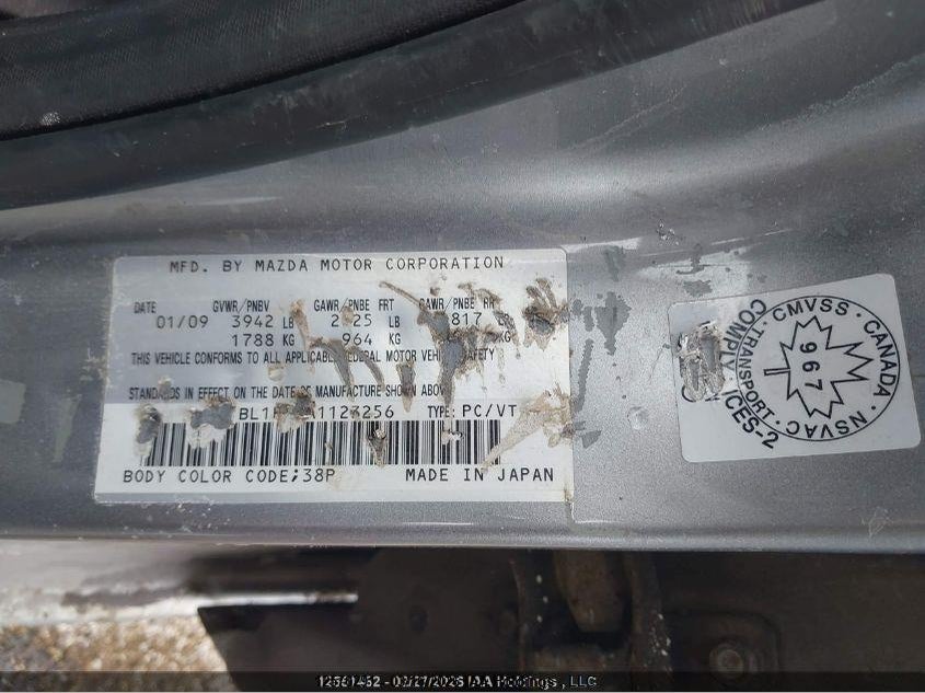 2010 Mazda 3 Mazda VIN: JM1BL1HF9A1123256 Lot: 12570291