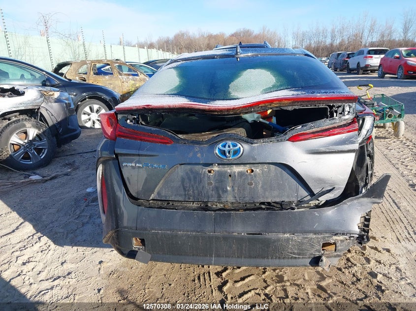 2018 Toyota Prius Prime Upgrade VIN: JTDKARFP5J3076103 Lot: 12570308