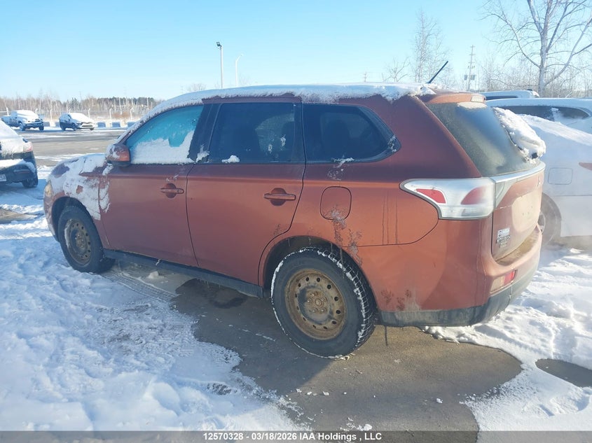 2014 Mitsubishi Outlander Es VIN: JA4AZ2A38EZ602625 Lot: 12570328