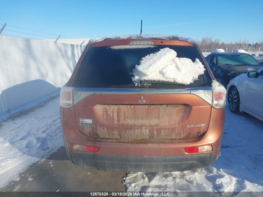 2014 Mitsubishi Outlander Es VIN: JA4AZ2A38EZ602625 Lot: 12570328