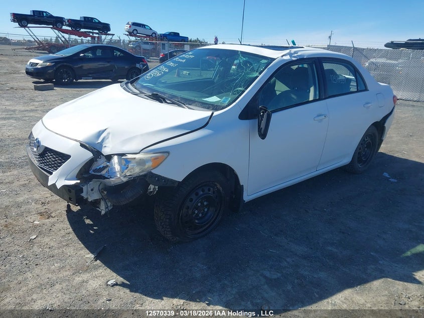 2009 Toyota Corolla, Front, IAAI, VIN 2T1BU40E59C171068 — photo 2