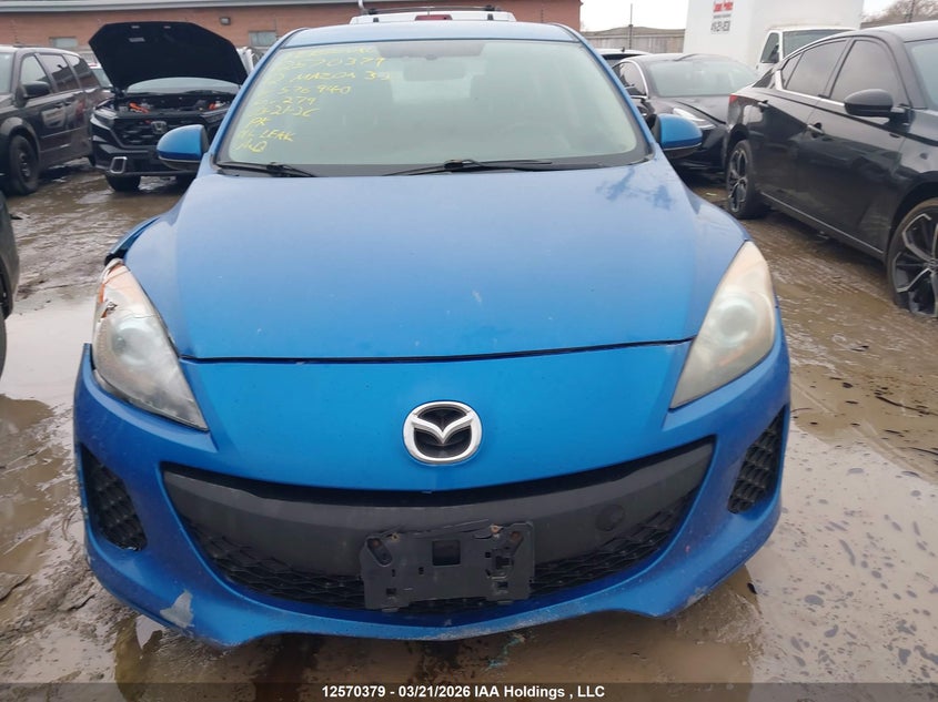 2012 Mazda 3 I VIN: JM1BL1L73C1576940 Lot: 12570379