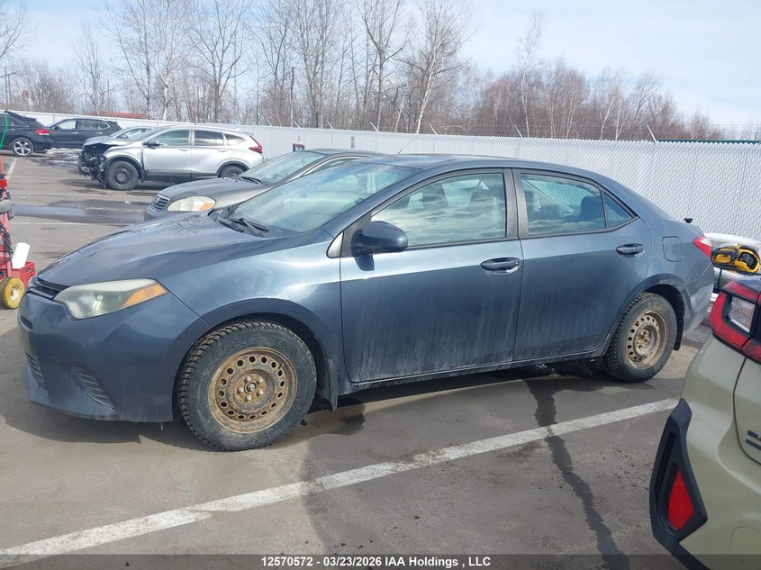 2015 Toyota Corolla L/Le/Le Pls/Prm/S/S Pls VIN: 2T1BURHE8FC296062 Lot: 12570572