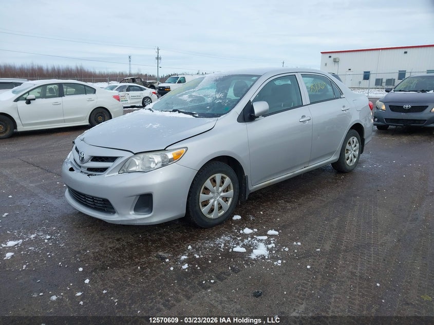 2011 Toyota Corolla, Front, IAAI, VIN 2T1BU4EE1BC666723 — photo 2