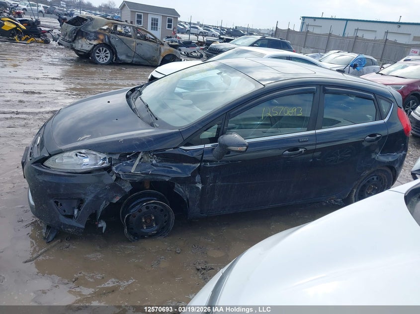 2013 Ford Fiesta Titanium VIN: 3FADP4FJ3DM115480 Lot: 12570693