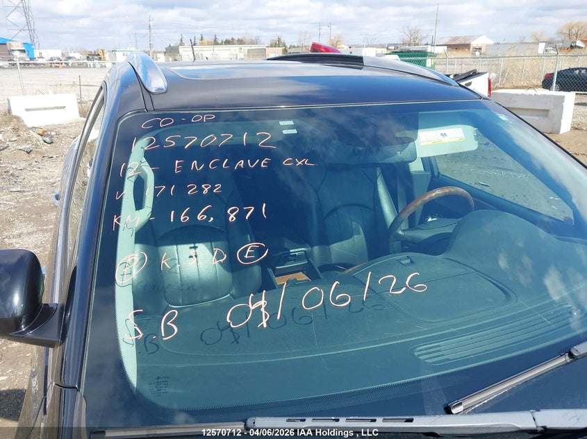 2012 Buick Enclave Cxl VIN: 5GAKVCED1CJ171282 Lot: 12570712