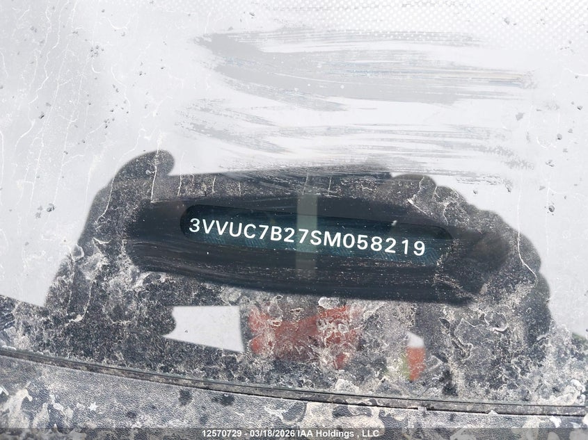 2025 Volkswagen Taos Se VIN: 3VVUC7B27SM058219 Lot: 12570729