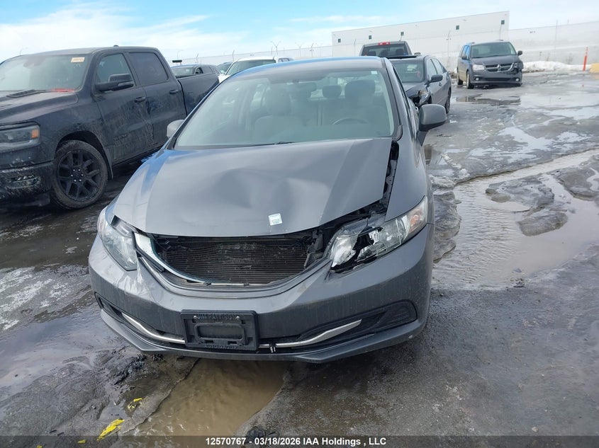 2013 Honda Civic Lx VIN: 2HGFB2F43DH013872 Lot: 12570767