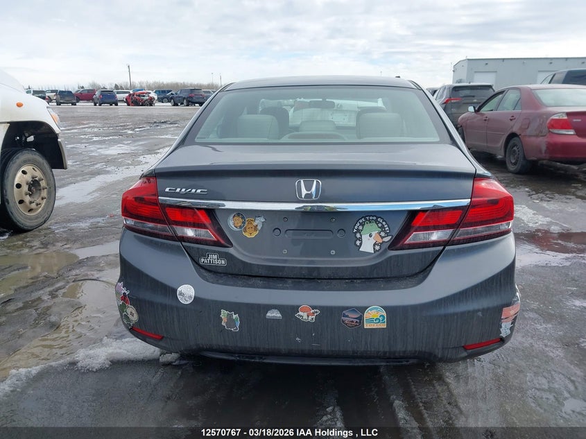 2013 Honda Civic Lx VIN: 2HGFB2F43DH013872 Lot: 12570767