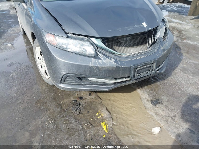 2013 Honda Civic Lx VIN: 2HGFB2F43DH013872 Lot: 12570767