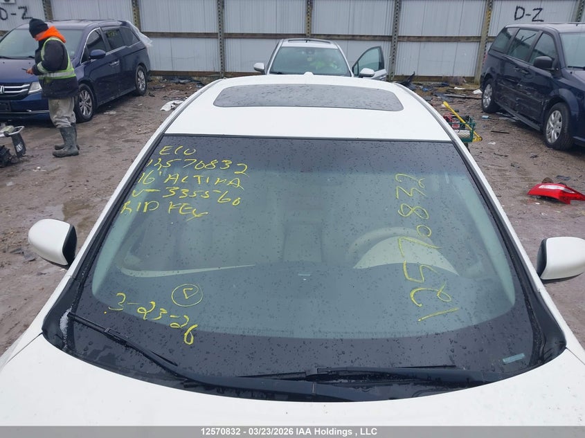 2016 Nissan Altima 2.5/2.5 S/2.5 Sl Tech/2.5 Sr/2.5 Sv VIN: 1N4AL3AP7GN335560 Lot: 12570832