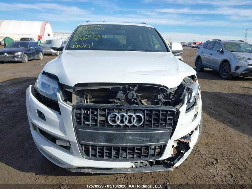 2015 Audi Q7 3.0 Tdi Vorsprung Edition VIN: WA1WMCFE5FD017181 Lot: 12570929