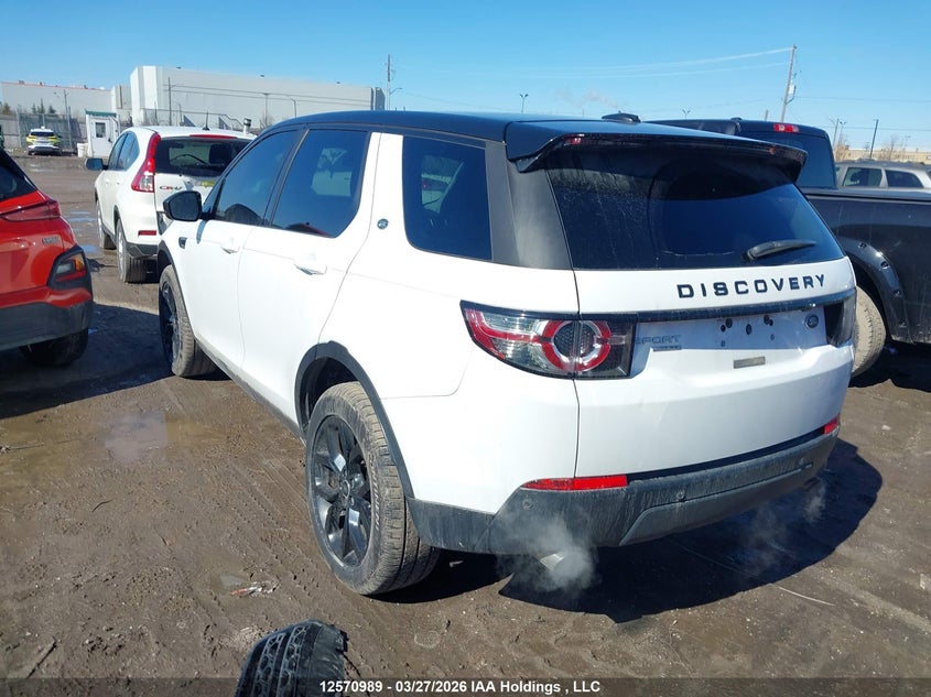 Vin: salcr2bg4gh585338, lot: 2965228, land rover discovery sport hse 20163