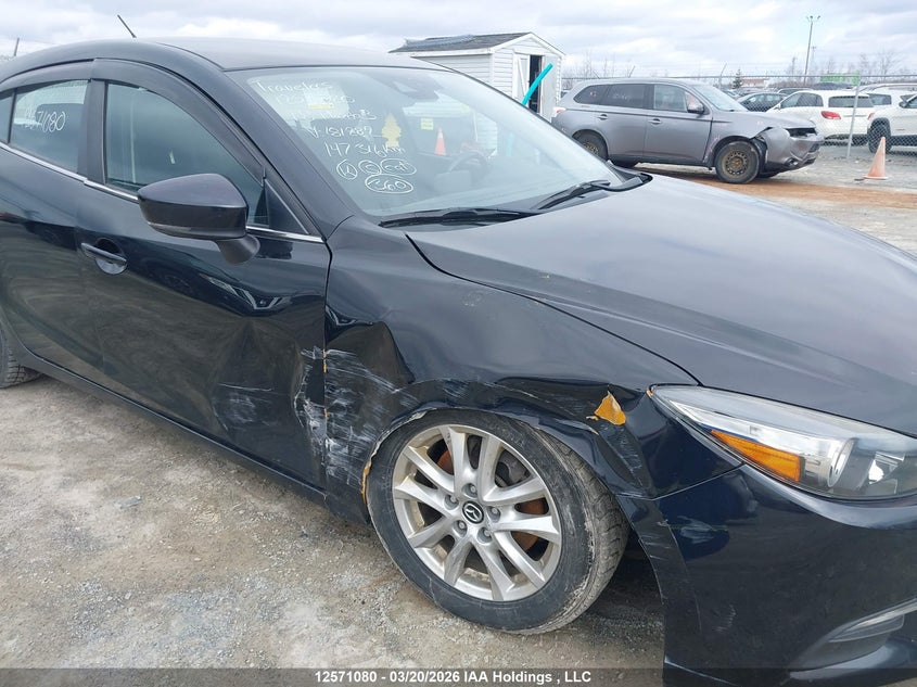 2018 Mazda 3 Touring VIN: JM1BN1L70J1181282 Lot: 12571080