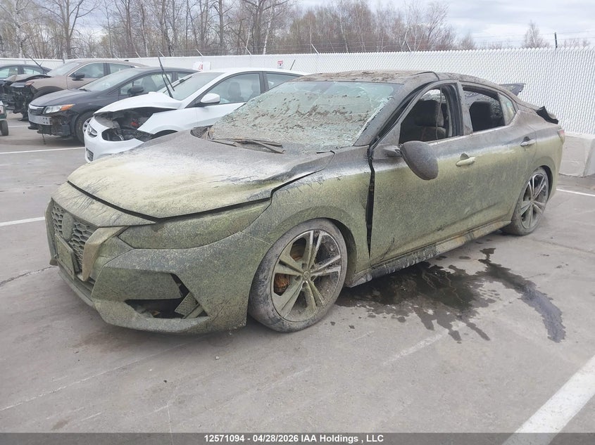 Vin: 3n1ab8dv2ly205108, lot: 2965361, nissan sentra 20202