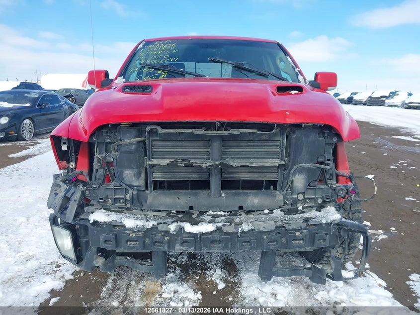 2014 Ram 1500 5.7 Sport Red Lot 1110125618270 Vin 1C6RR7MT9ES444104