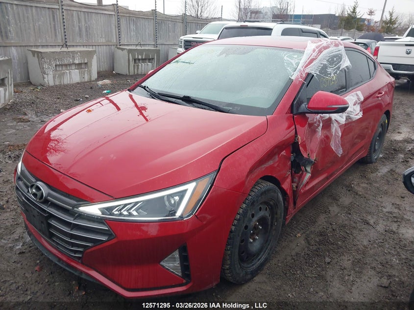 2020 Hyundai Elantra Preferred With Sun And Safety Package Auto Ivt, Лівий перед, IAAI, VIN KMHD84LF0LU895354 — фото 2