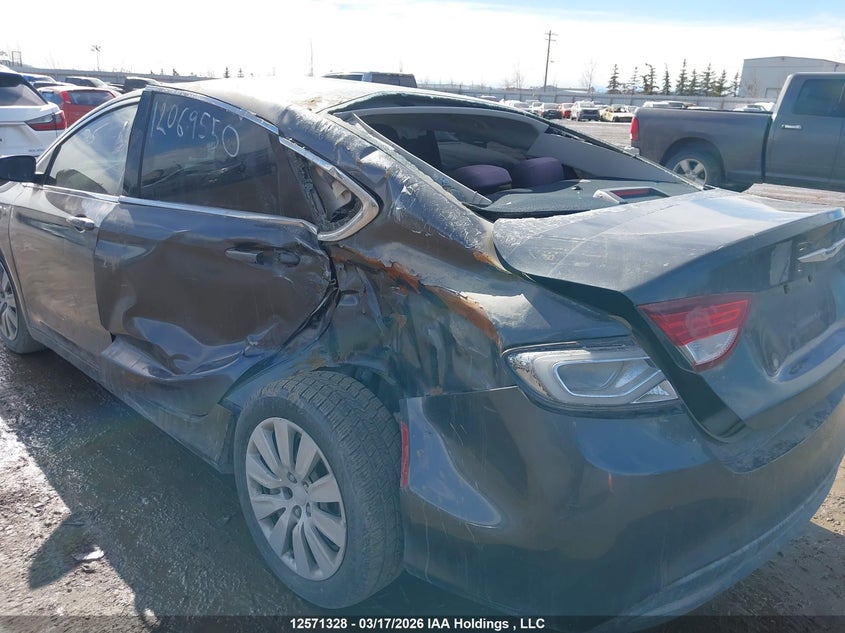 2015 Chrysler 200 Lx VIN: 1C3CCCFB3FN614720 Lot: 12571328