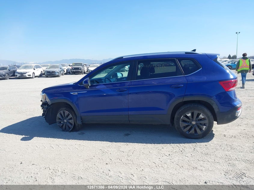 2024 Volkswagen Taos Se VIN: 3VVSX7B21RM013895 Lot: 12571386