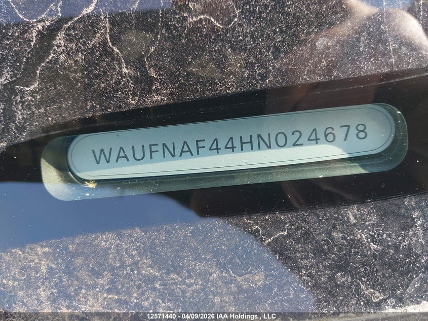 2017 Audi A4 2.0T Technik VIN: WAUFNAF44HN024678 Lot: 12571440