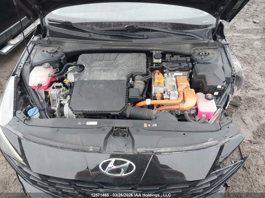 2022 Hyundai Elantra Hybrid Preferred VIN: KMHLM4AJ7NU015011 Lot: 12571465