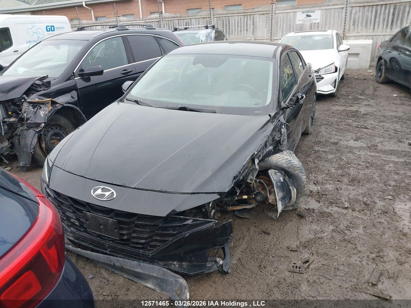 2022 Hyundai Elantra Hybrid Preferred VIN: KMHLM4AJ7NU015011 Lot: 12571465