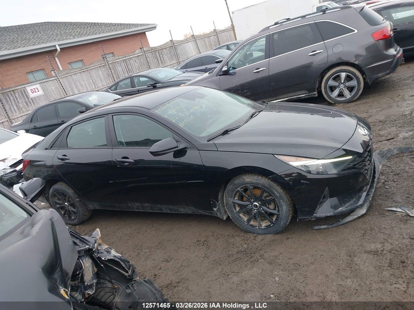 2022 Hyundai Elantra Hybrid Preferred VIN: KMHLM4AJ7NU015011 Lot: 12571465