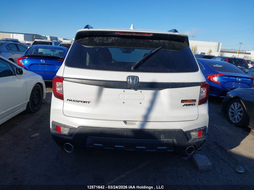 2022 Honda Passport Trailsport VIN: 5FNYF8H68NB501204 Lot: 12571642
