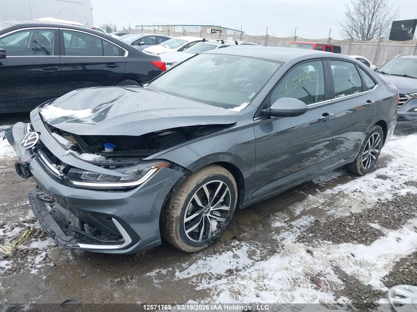 Vin: 3vwex7buxsm071875, lot: 2966112, volkswagen jetta comfortline 20252