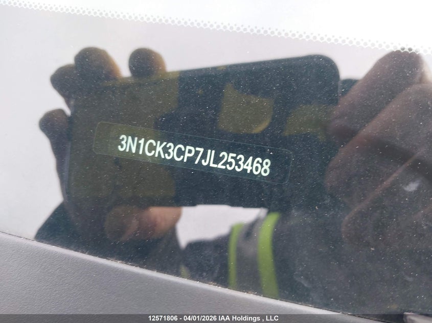 2018 Nissan Micra VIN: 3N1CK3CP7JL253468 Lot: 12571806