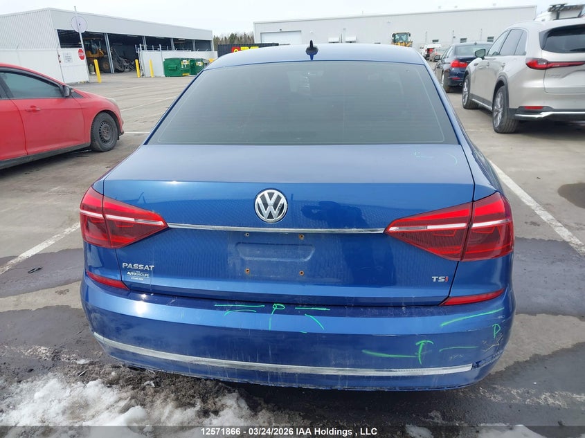 2017 Volkswagen Passat 1.8 Tsi Trendline+ VIN: 1VWAT7A32HC044375 Lot: 12571866