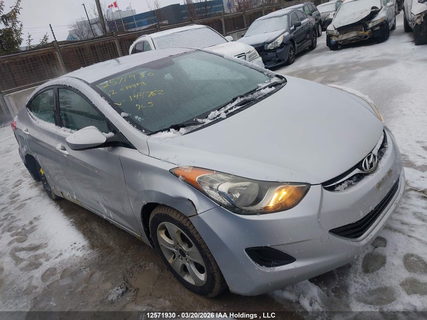 2012 Hyundai Elantra Gls/Limited VIN: 5NPDH4AE7CH144762 Lot: 12571930
