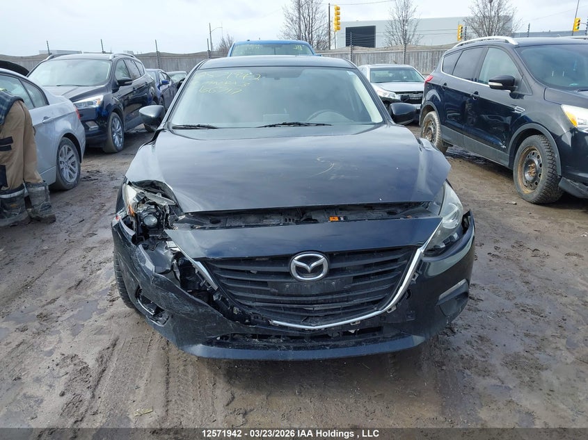 2014 Mazda 3 Touring VIN: JM1BM1L7XE1166717 Lot: 12571942