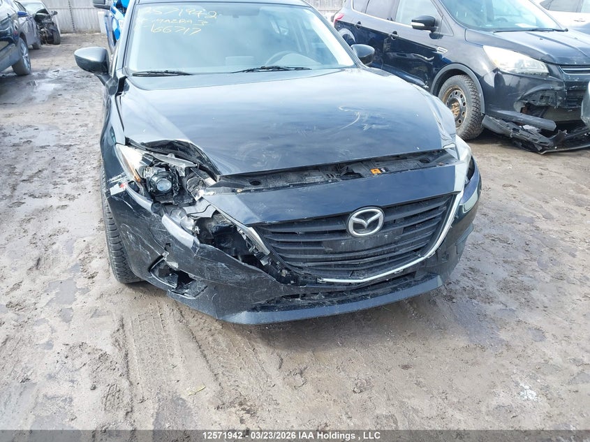 2014 Mazda 3 Touring VIN: JM1BM1L7XE1166717 Lot: 12571942