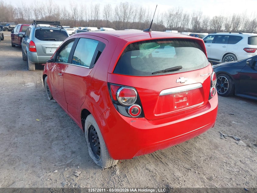 Vin: 1g1jc6sh9c4103862, lot: 2966372, chevrolet sonic lt 20123