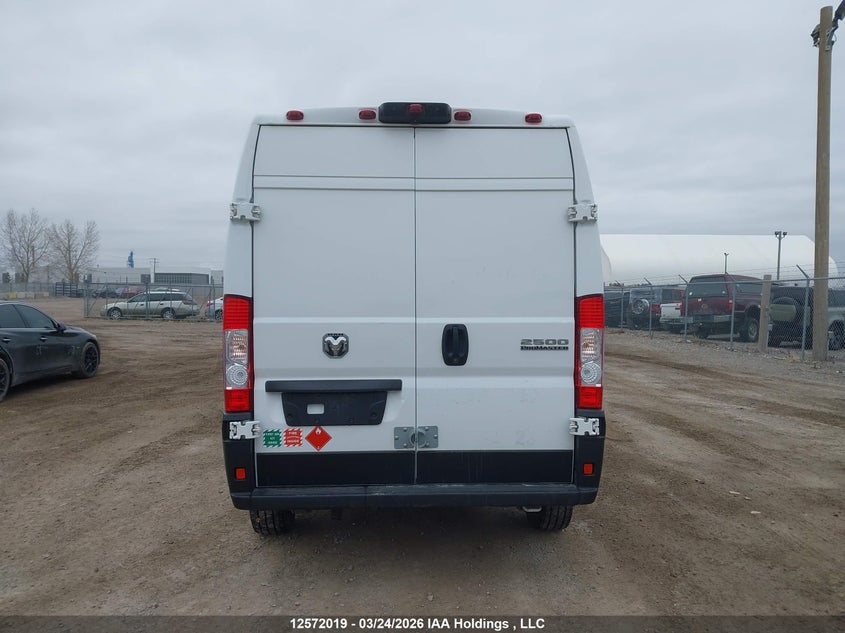 2023 Ram Promaster 2500 2500 High VIN: 3C6LRVDG2PE506137 Lot: 12572019