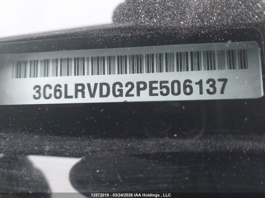 2023 Ram Promaster 2500 2500 High VIN: 3C6LRVDG2PE506137 Lot: 12572019