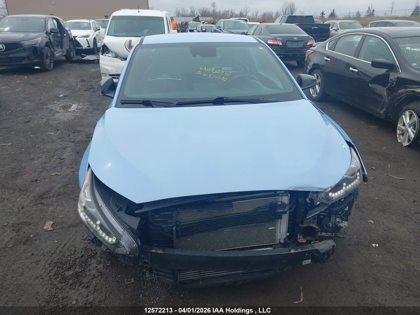 2022 Hyundai Veloster N VIN: KMHT36AH2NU013548 Lot: 12572213