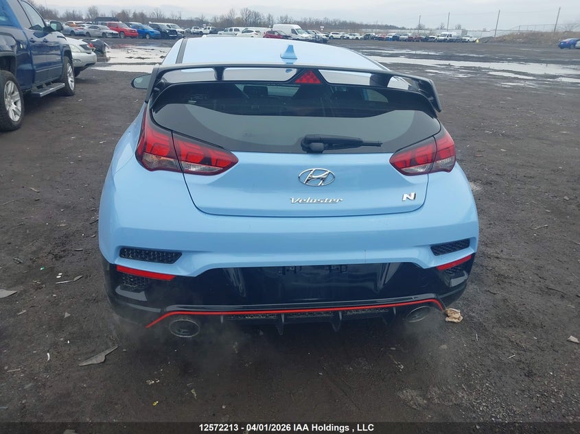 2022 Hyundai Veloster N VIN: KMHT36AH2NU013548 Lot: 12572213