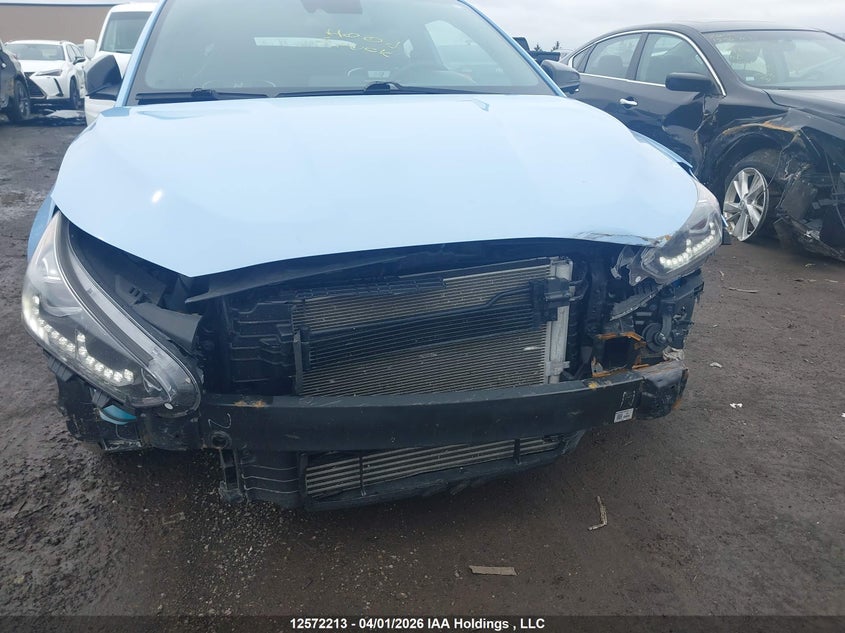 2022 Hyundai Veloster N VIN: KMHT36AH2NU013548 Lot: 12572213