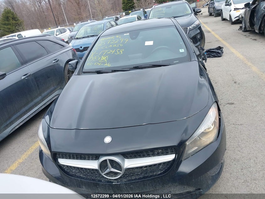 2015 Mercedes-Benz Cla 250 4Matic VIN: WDDSJ4GB8FN172458 Lot: 12572299