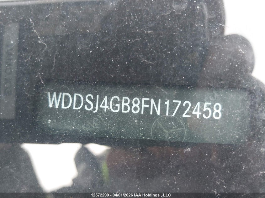 2015 Mercedes-Benz Cla 250 4Matic VIN: WDDSJ4GB8FN172458 Lot: 12572299