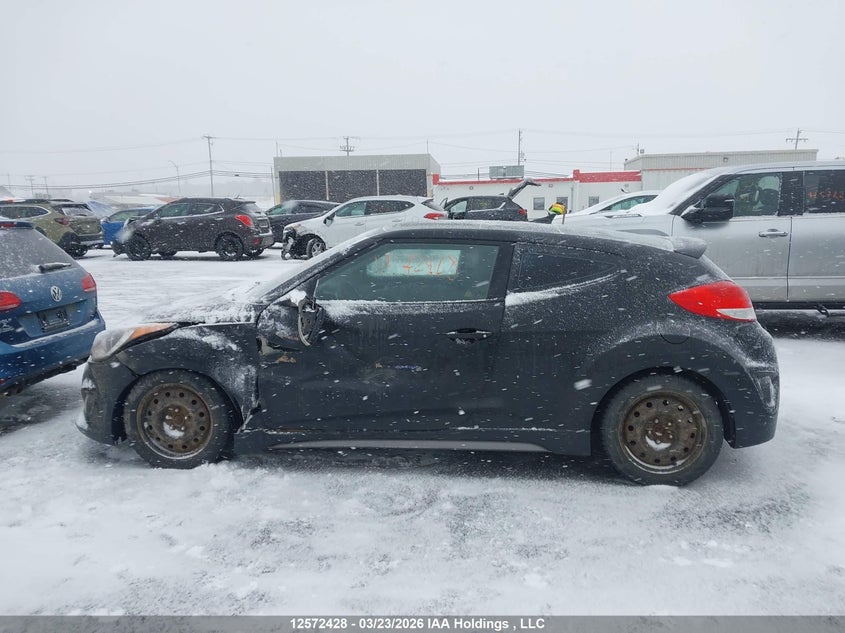 2013 Hyundai Veloster VIN: KMHTC6AE3DU139535 Lot: 12572428