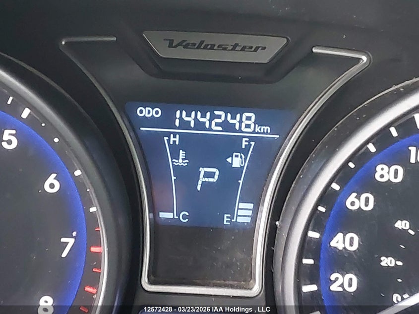 2013 Hyundai Veloster VIN: KMHTC6AE3DU139535 Lot: 12572428